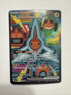 Rotom ex 126/094 Me02: Phantasmal Flames Holo Near Mint Or Better Pokemon Cards - Image 1