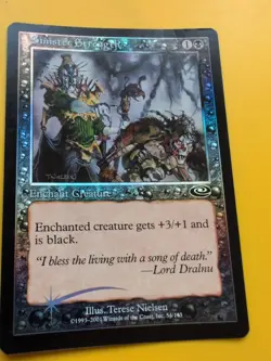 Sinister Strength x2 Enchant Creature. MTG Card. Planeshift.OLD VINTAGE FOIL - Image 4