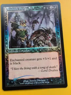 Sinister Strength x2 Enchant Creature. MTG Card. Planeshift.OLD VINTAGE FOIL - Image 5