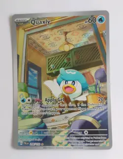 Pokemon Quaxly 206/193 IR Paldea Evolved English Card NM - Image 1