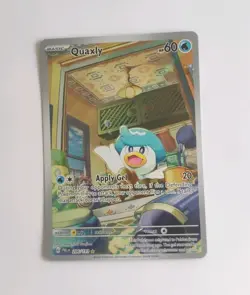 Pokemon Quaxly 206/193 IR Paldea Evolved English Card NM - Image 2