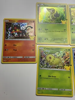 Lot Of 9 Mcdonald's 25th Anniversary Pokemon Collection Holo Cards LP 2021 - Image 2