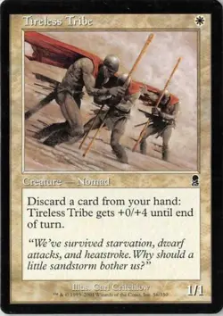 4 Tireless Tribe - 4x x4 LP - Odyssey - SPARROW MAGIC - mtg - - Image 1