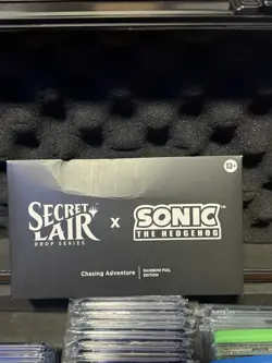 Secret Lair Sonic Chasing Adventure Rainbow Foil Magic the Gathering New Sealed - Image 1