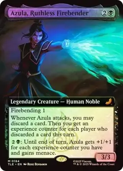 MTG - Azula, Ruthless Firebender - (Foil Extended) TLE Mythic #184 - Image 1