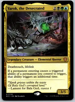 Yarok, the Desecrated M Commander: Lorwyn Eclipsed 136 NM - Image 1