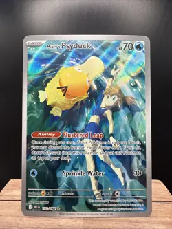 Misty’s Psyduck 193/182 Illustration Rare Destined Rivals Pokemon TCG - Image 1