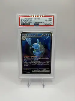 Pokemon TCG Blastoise EX Scarlet & Violet 151 PSA 10 Gem Mint - Image 1