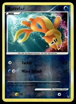 Buizel Reverse Holo 92 Supreme Victors Pokemon - Image 1