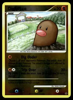 Diglett Reverse Holo 72/127 Platinum Pokemon - Image 1
