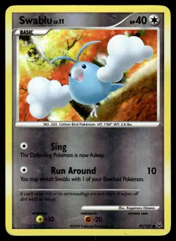 Swablu Reverse Holo 97/127 Platinum Pokemon - Image 1