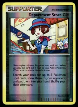 Department Store Girl Reverse Holo 85/99 Arceus Pokemon - Image 1