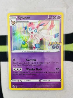 Pokemon TCG Sylveon Pokemon Go 035/078 Regular Holo Rare - MINT - Image 1