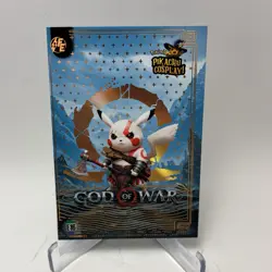 God Of War (Pikachu) #E16 - Gold Holo Box Hit Electric Pikachu Cosplay - Pokemon - Image 1