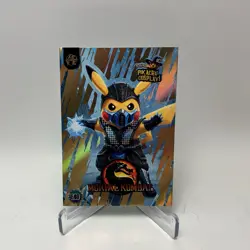 Mortal Kombat (Pikachu) #E40 - Gold Holo Box Hit - Pikachu Cosplay Pokemon - Image 1