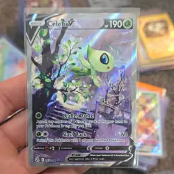 Pokemon Celebi V 245/264 Fusion Strike Ultra Rare HP190 Holo English - Image 1