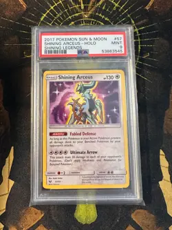 Pokemon Shining Arceus 57/73 Shining Legends Holo PSA 9 - Image 1