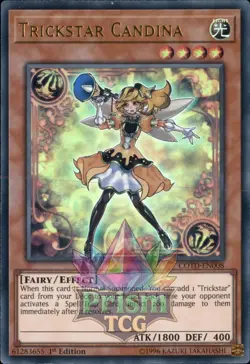 1st ed Trickstar Candina ultra rare COTD-EN008 Yugioh - Image 1