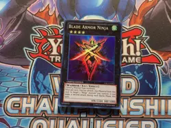 Blade Armor Ninja CBLZ-ENSE2 Super Rare NM Yugioh Card - Image 1