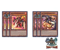 Yugioh! 3x Junk Warrior Crimson Blader/Assault Mode BPRO Super Rare 1st Ed NM - Image 1