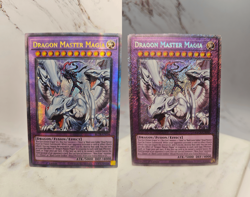 Custom Made Dragon Master Magia Secret / Quarter Century Rare Casual Yugioh Card - Image 1