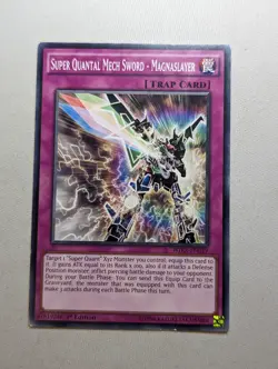 Super Quantal Mech Sword - Magnaslayer - WIRA-EN039 1st Edition Yu-Gi-Oh Card - Image 1