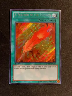 A Feather of the Phoenix - LCYW-EN280 - Secret Rare - 1st Edition - Yu-Gi-Oh - Image 1
