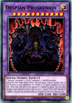 Despian Proskenion - DAMA-EN035 - Super Rare - 1st Edition Yugioh - Image 1