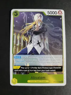 Absalom OP14-100 Rare One Piece The Azure Sea's Seven - Image 1