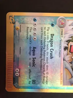 Gyarados 32/97 EX Dragon set 2003 Pokemon reverse holo rare card MP - Image 3