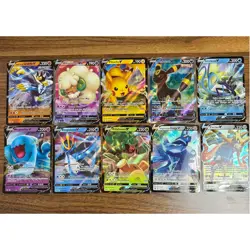 Pokemon Card Lot of 10 V Cards Pikachu Umbreon Dialga Zacian Ultra Rare Holo - Image 1