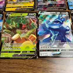 Pokemon Card Lot of 10 V Cards Pikachu Umbreon Dialga Zacian Ultra Rare Holo - Image 5