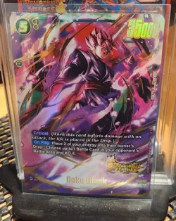 Goku Black FS10-04 Bonus Pack Gold Alternate Art Dragon Ball Legends Card - Image 1