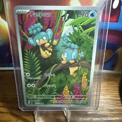 Pokemon TCG Panpour Black Bolt Illustration Card 101/086 English Edition Nm - Image 1