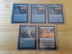 5 mtg cards the 3 eternity elevator 1 dawnsire, sunstar dreadnought,1 other card - Image 1