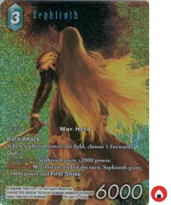 Final Fantasy FF TCG card PR-082/10-034H Sephiroth FOIL - Image 1