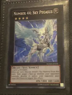 Yugioh Card TCG Number 44: Sky Pegasus NUMH-EN028 Secret Rare Unlimited Edition - Image 3