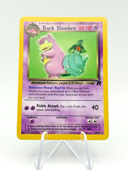 Dark Slowbro 29/82 Team Rocket Unlimited Non Holo Rare Pokemon Card NM - Image 1