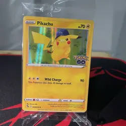 Pikachu Holo Pokemon Go Promo Card 028/078 New Sealed - Image 1