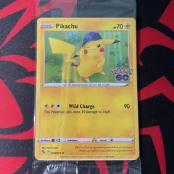 Pikachu Holo Pokemon Go Promo Card 028/078 New Sealed - Image 2