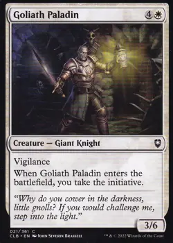 MTG Commander Legends D&D - Goliath Paladin - CLB 21 - Regular - Image 2