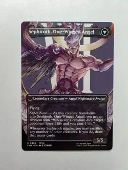 Sephiroth, Fabled SOLDIER (Borderless) (0382) MTG Final Fantasy (Regular) NM M - Image 2