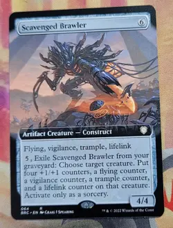 Scavenged Brawler (Extended Art) MTG Commander: The Brothers' War (BRC) (NM) - Image 1