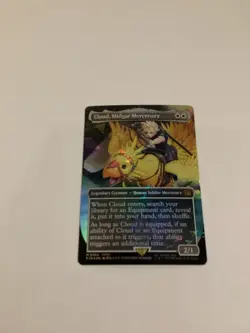 Cloud, Midgar Mercenary Borderless Nm Chocobo Track Magic The Gathering - Image 1