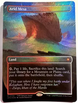 Arid Mesa (Borderless) Foil M Special Guests 109 NM - Image 1