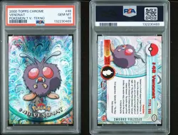 PSA 10 Pokemon Topps Chrome Tekno Series 1 Venonat #48 ( POP 11 ) - Image 3