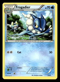 Frogadier 6/30 XY Trainer Kit: Pikachu Libre & Suicune Pokemon NM - Image 1