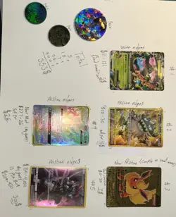 Pokemon TCG EX, V, GX Foil Card Lot - Mega Venusaur, Flareon V, Armored Mewtwo - Image 1