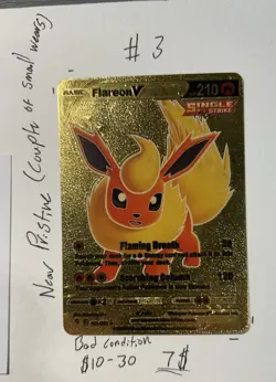 Pokemon TCG EX, V, GX Foil Card Lot - Mega Venusaur, Flareon V, Armored Mewtwo - Image 4
