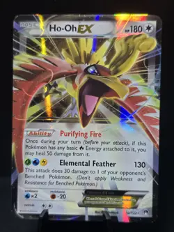 Pokemon X Y Breakpoint Ho - Oh EX 92/122 Ultra Rare Holo Lightly Played - Image 1